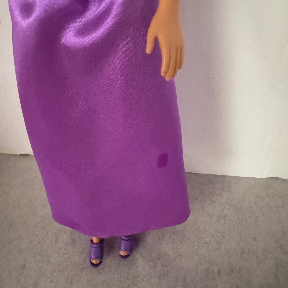 Mattel Barbie Doll Princess Pink Lavender Dress - Picture 2 of 7
